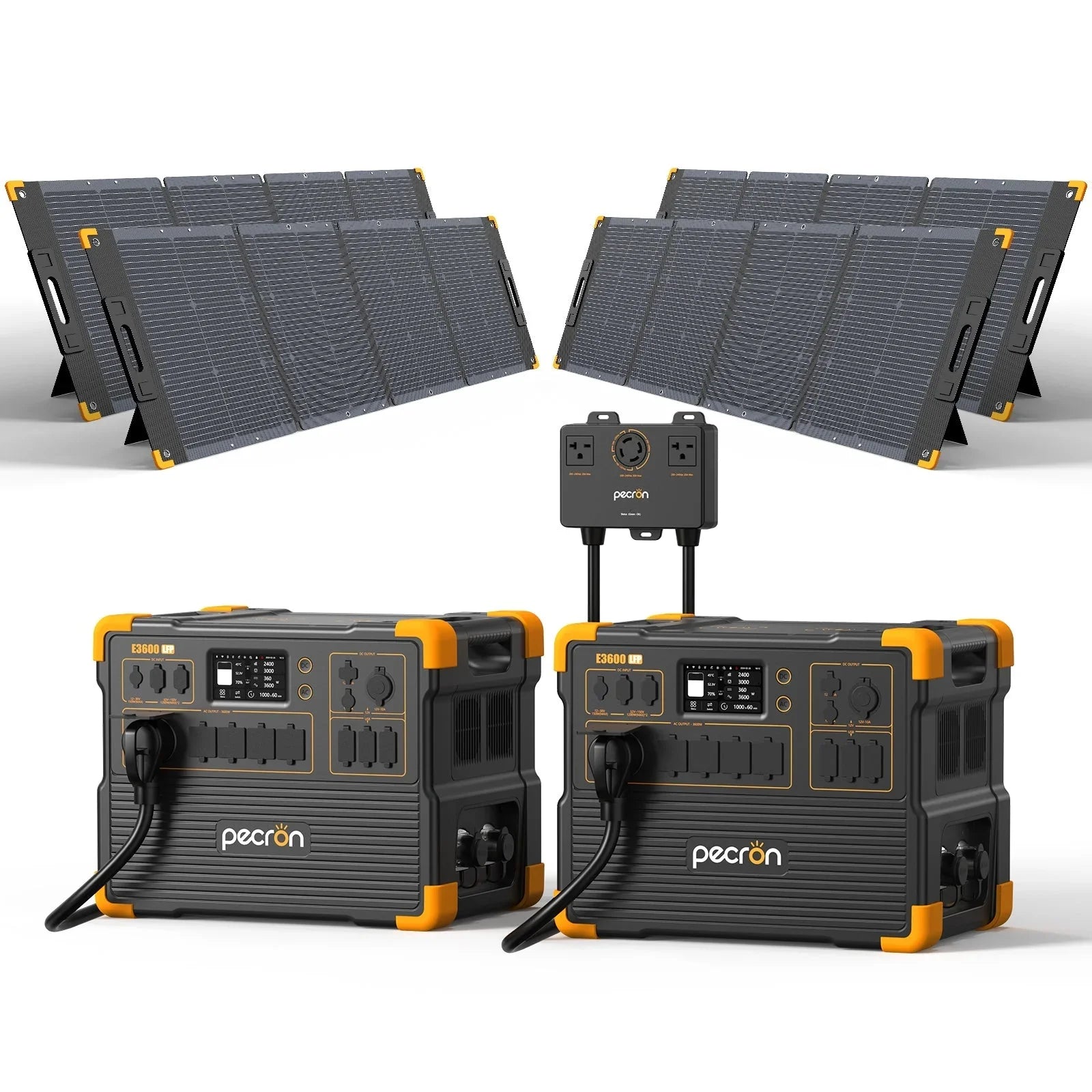 PECRON E3600LFP Portable Power Station 3600W 3072Wh - Green Vista Living
