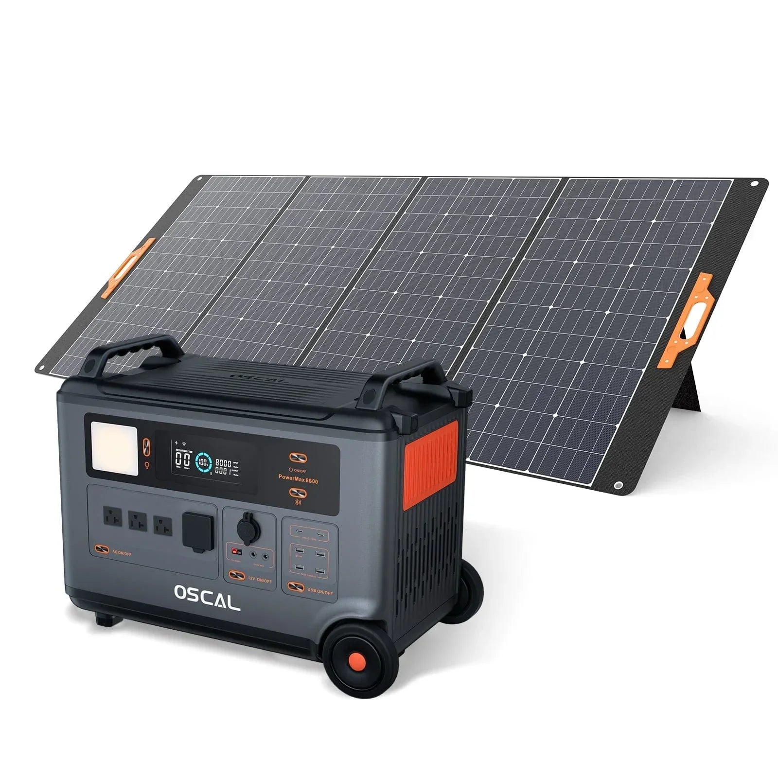 Oscal PowerMax 6000 | 6000W Portable Power Station with 120/240V Dual Voltage - Green Vista Living