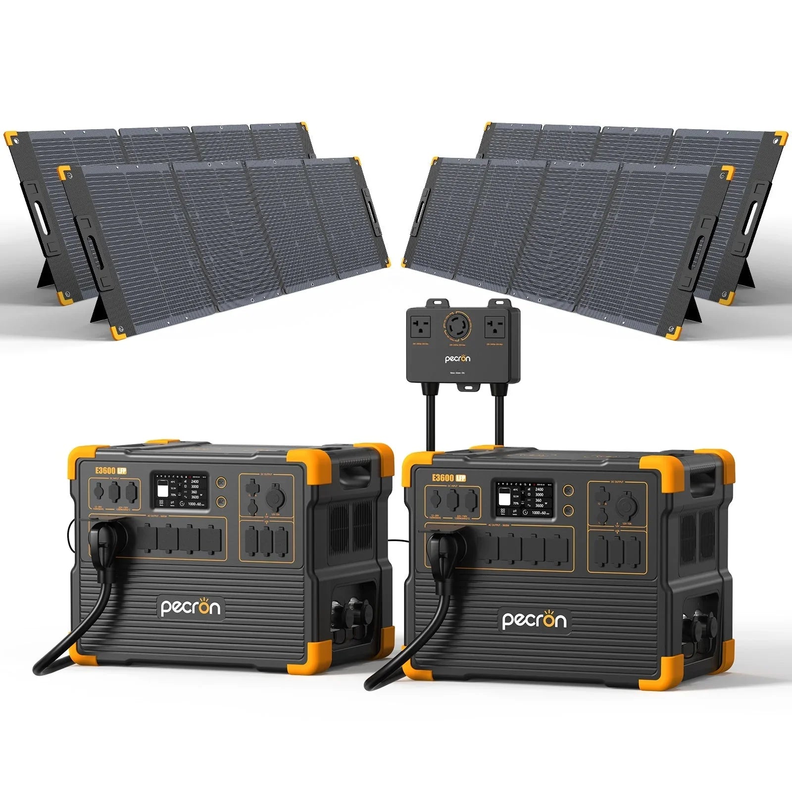 PECRON E3600LFP Portable Power Station 3600W 3072Wh - Green Vista Living
