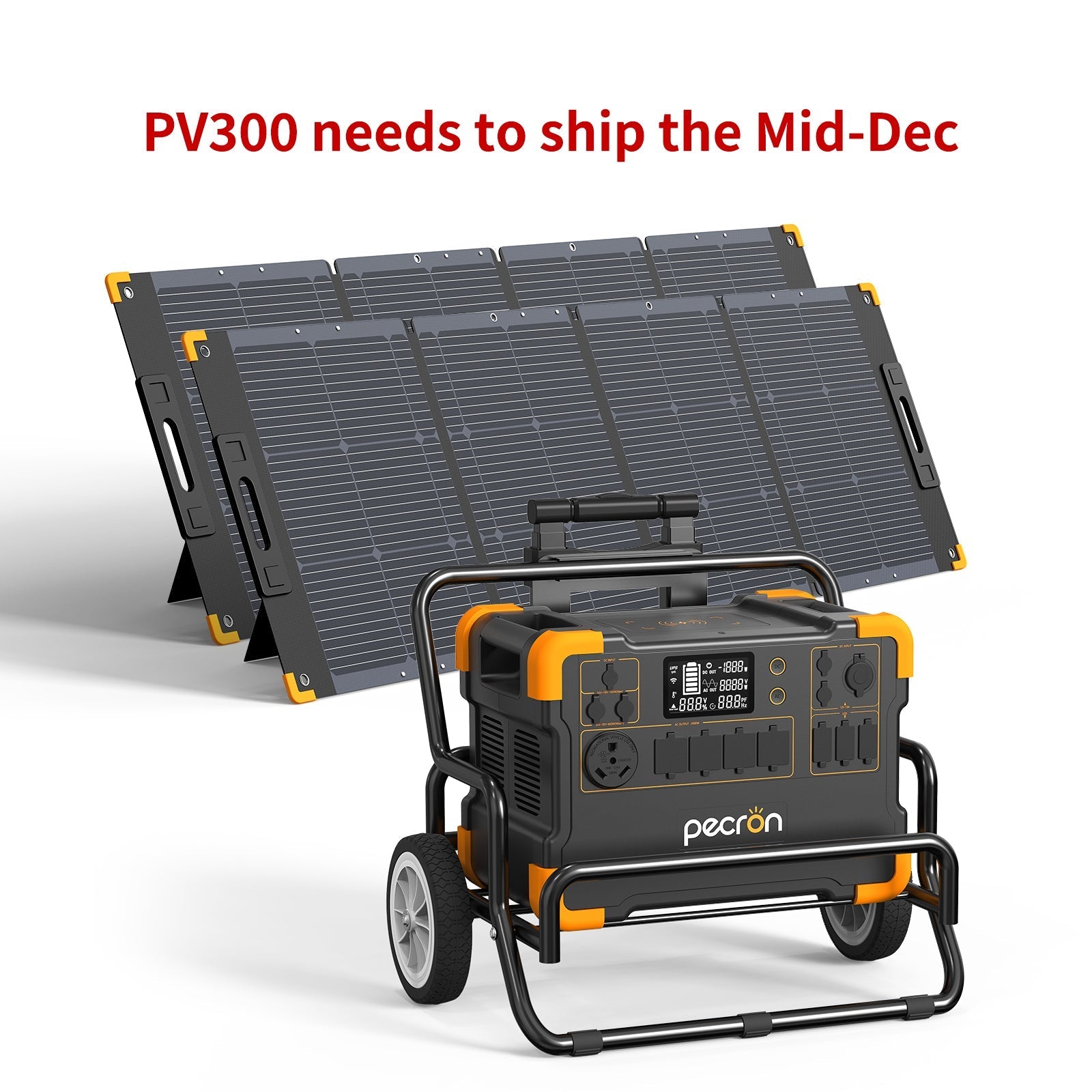 PECRON E2000LFP Expandable Portable Power Station 2000W 1920Wh - Green Vista Living