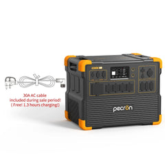 PECRON E3600LFP Portable Power Station 3600W 3072Wh - Green Vista Living