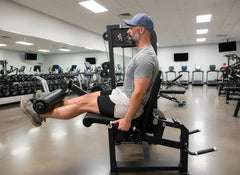 Selectorized Leg Extension & Prone Leg Curl Combo w/250lb weight stack (New) Sports & Fitness Exchange