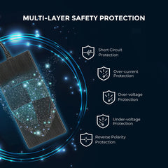 Renogy 12V 20A/24V 10A AC-to-DC LFP Portable Battery Charger