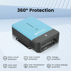 ACOPOWER 3000W/12V All-in-One Pure Sine Wave Hybrid Solar Charger Inverter - Green Vista Living