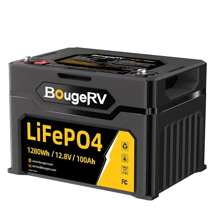 12V 1280Wh/100Ah LiFePO4 Battery - Green Vista Living