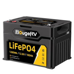 12V 1280Wh/100Ah LiFePO4 Battery - Green Vista Living