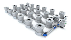 Alien Hydroponics - V-SYSTEM 24 Pot 4 Row Kit - Green Vista Living