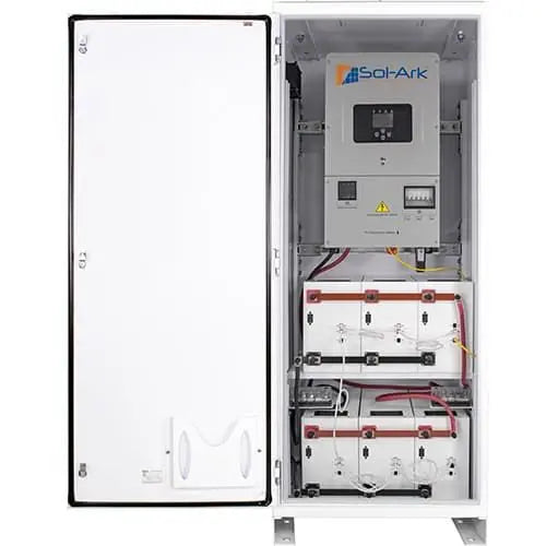 Briggs & Stratton SimpliPhi, A-6AMP-SA-12, AmpliPHI Access With Sol-Ark 12KW AC/DC Coupled, 208/240VAC, 6 Ampliphi Communications Based 3.8kWh, 3R Enclosure, UL, CE, UL-1741-SA - Green Vista Living