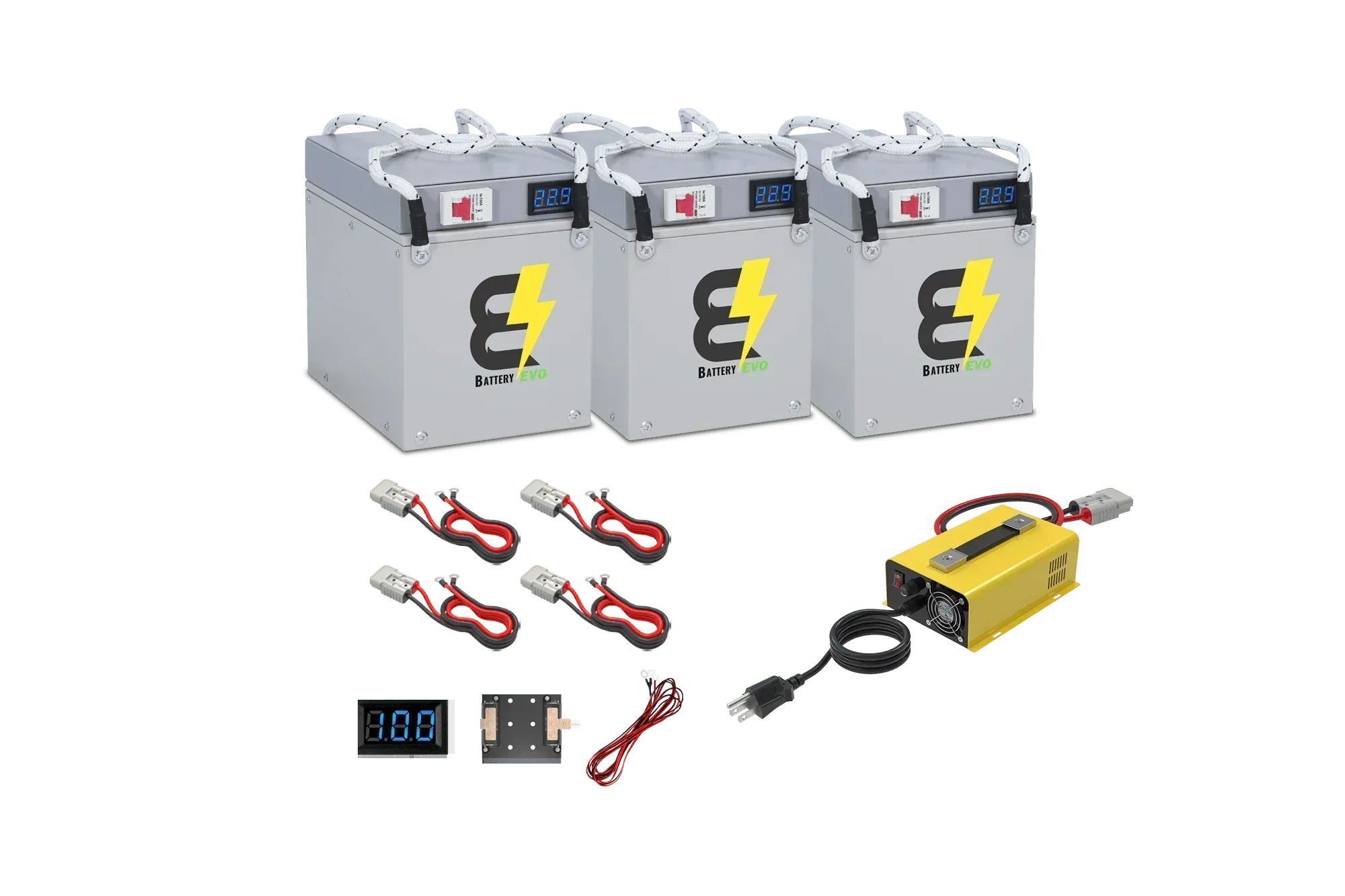 BatteryEVO 24V Eagle 3x Battery Kit (180Ah - 4.5kWh) - Green Vista Living