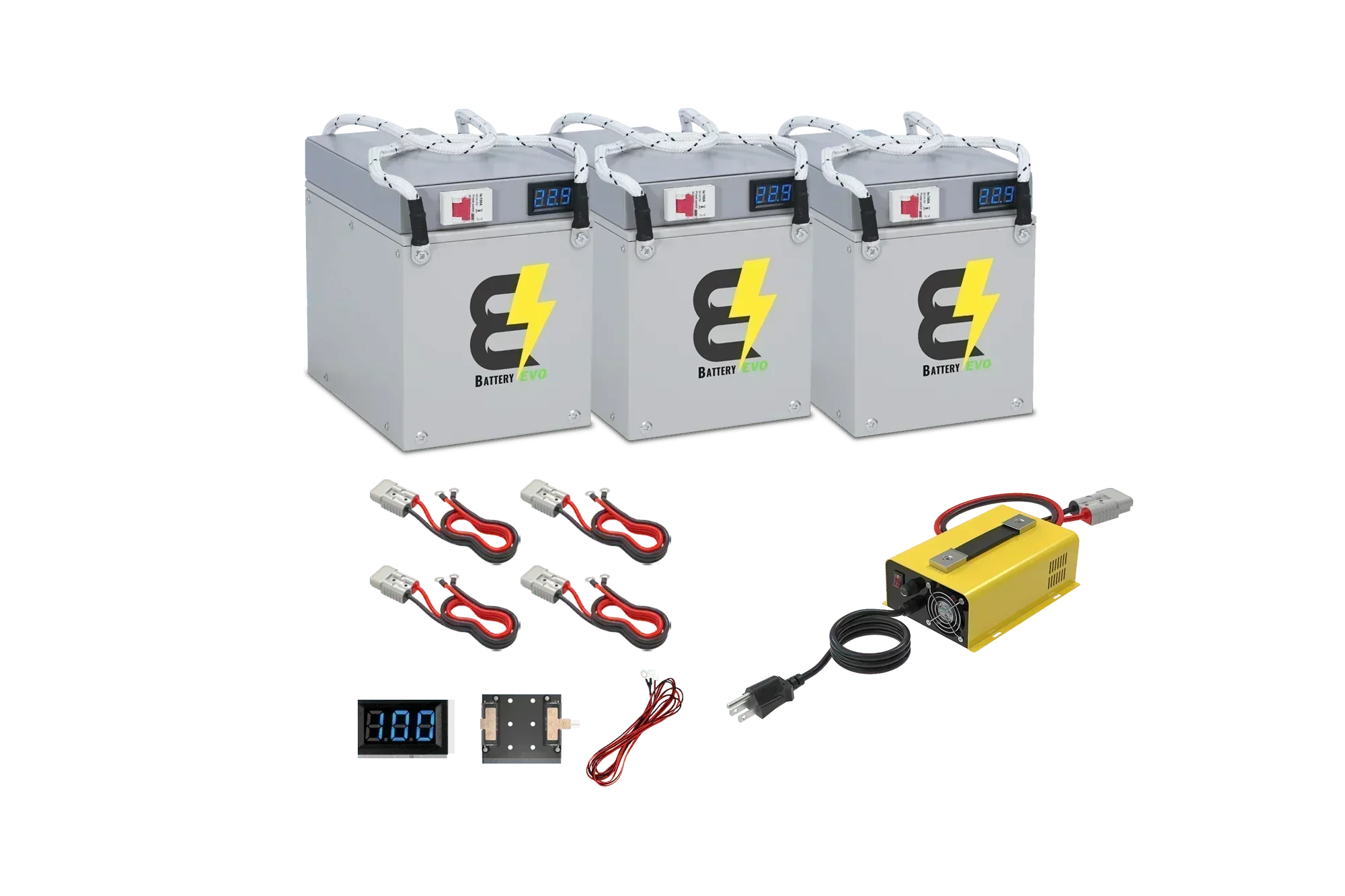 BatteryEVO 24V Eagle 3x Battery Kit (180Ah - 4.5kWh) - Green Vista Living