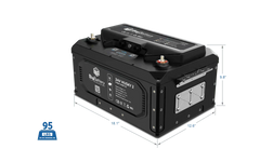 BigBattery 24V HUSKY 2 – LiFePO4 – 200Ah – 5.12kWh Lithium Battery - Green Vista Living