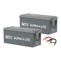 Rich Solar - 24V - 200AH - 5.1kWh Lithium Battery Bank - Green Vista Living