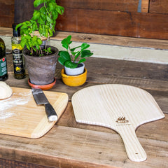 WPPO 12" x 24" Wooden Pizza Peel (Launch Pad) - 2 Pack - Green Vista Living