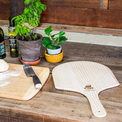 WPPO 12" x 24" Wooden Pizza Peel (Launch Pad) - 2 Pack - Green Vista Living