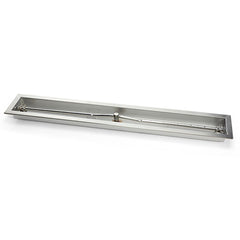 Hearth Products Controls 72" Stainless Steel Trough Burner with pan