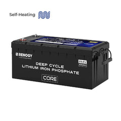 Renogy Core - 24V 100Ah Deep Cycle Lithium Iron Phosphate Battery