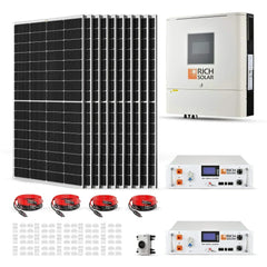 Rich Solar 2500W 48VDC-120VAC Solar Kit - Green Vista Living