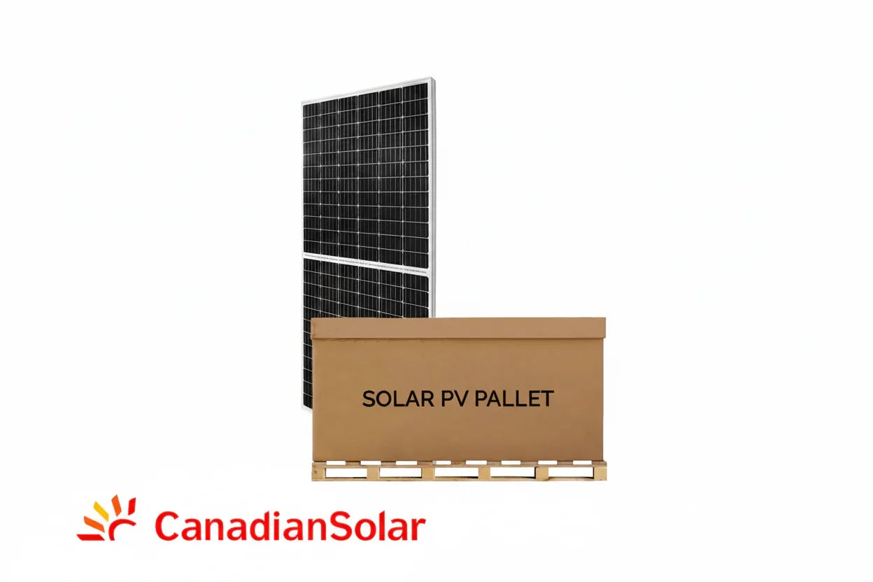 Canadian Solar 710W N-Type TOPCon Bifacial Solar Panel | Up to 850W Bifacial | CS7N-710-TB-AG | 22 kW Full Pallet (31) - Green Vista Living