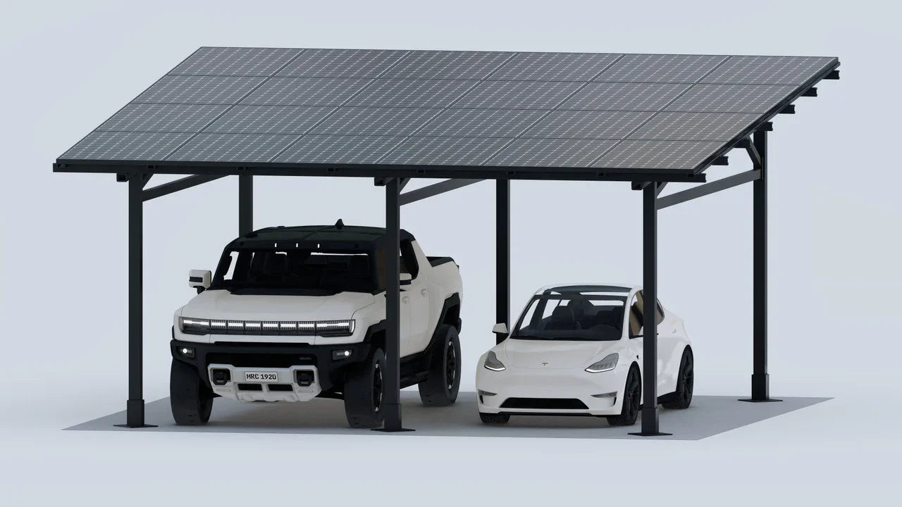 Chiko Maximo 185 Steel Solar Carport/Gazebo - Green Vista Living