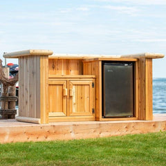 Dundalk Leisurecraft Canadian Timber Tropical Paradise Tiki Bar - Green Vista Living