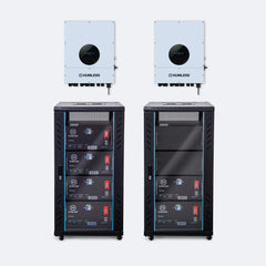 Humless IP65 Rack-mountable Batteries w/ 6kW Universal Inverter - Green Vista Living