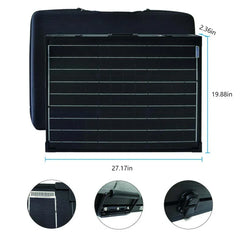 ACOPower PTP 100W Portable Solar Panel Expansion Briefcase - Green Vista Living