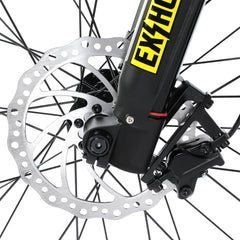 Ecotric Explorer 26 inches 48V Fat Tire Electric Bike with Rear Rack - Green Vista Living