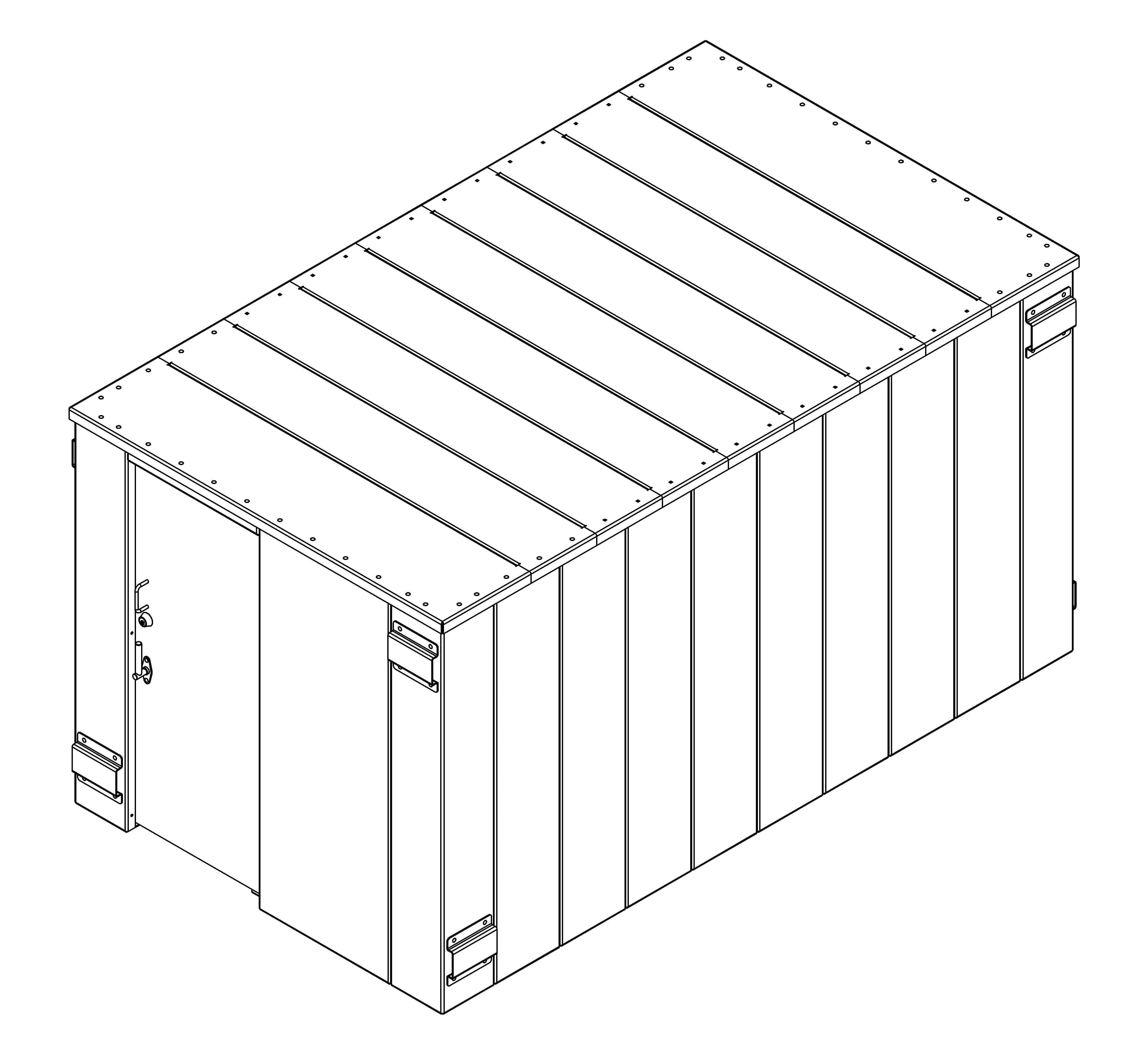 Swisher ESP Safety Shelter- 25 Person Private / 15 Person Business - Green Vista Living