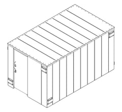 Swisher ESP Safety Shelter- 25 Person Private / 15 Person Business - Green Vista Living