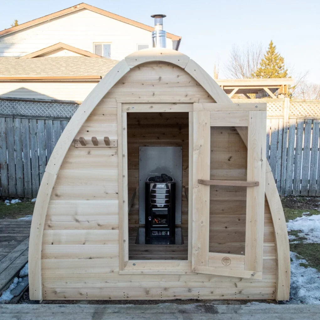 Dundalk Leisurecraft Canadian Timber MiniPOD Sauna | 4 Persons - Green Vista Living