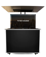 MirageVision 85" Outdoor TV Premium Lift Cabinet - Green Vista Living