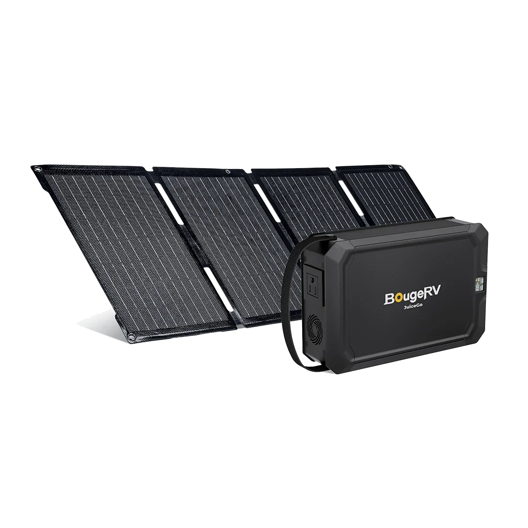 BougeRV 50W Fiberglass Flexible Portable Solar Panel - Green Vista Living