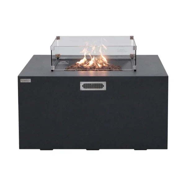 Elementi Rocky Fire Table With Propane Tank Drawer OFG310 - Green Vista Living