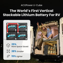 ACOPOWER Li-Cube Stable Lithium RV Battery – 100Ah / 230Ah - Green Vista Living