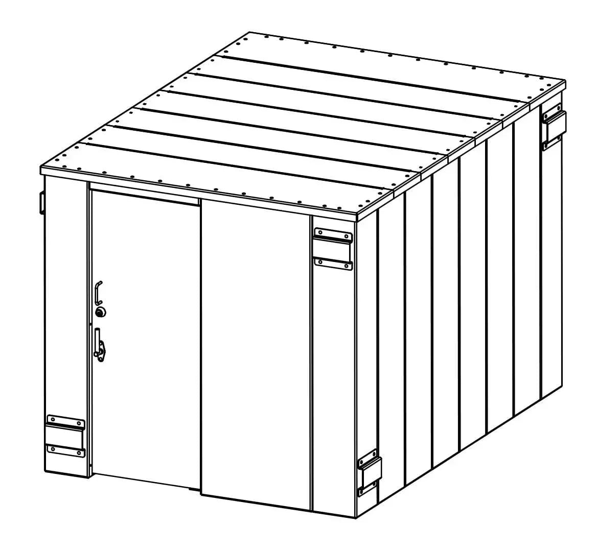 Swisher ESP Safety Shelter- 20 Person Private / 12 Person Business - Green Vista Living
