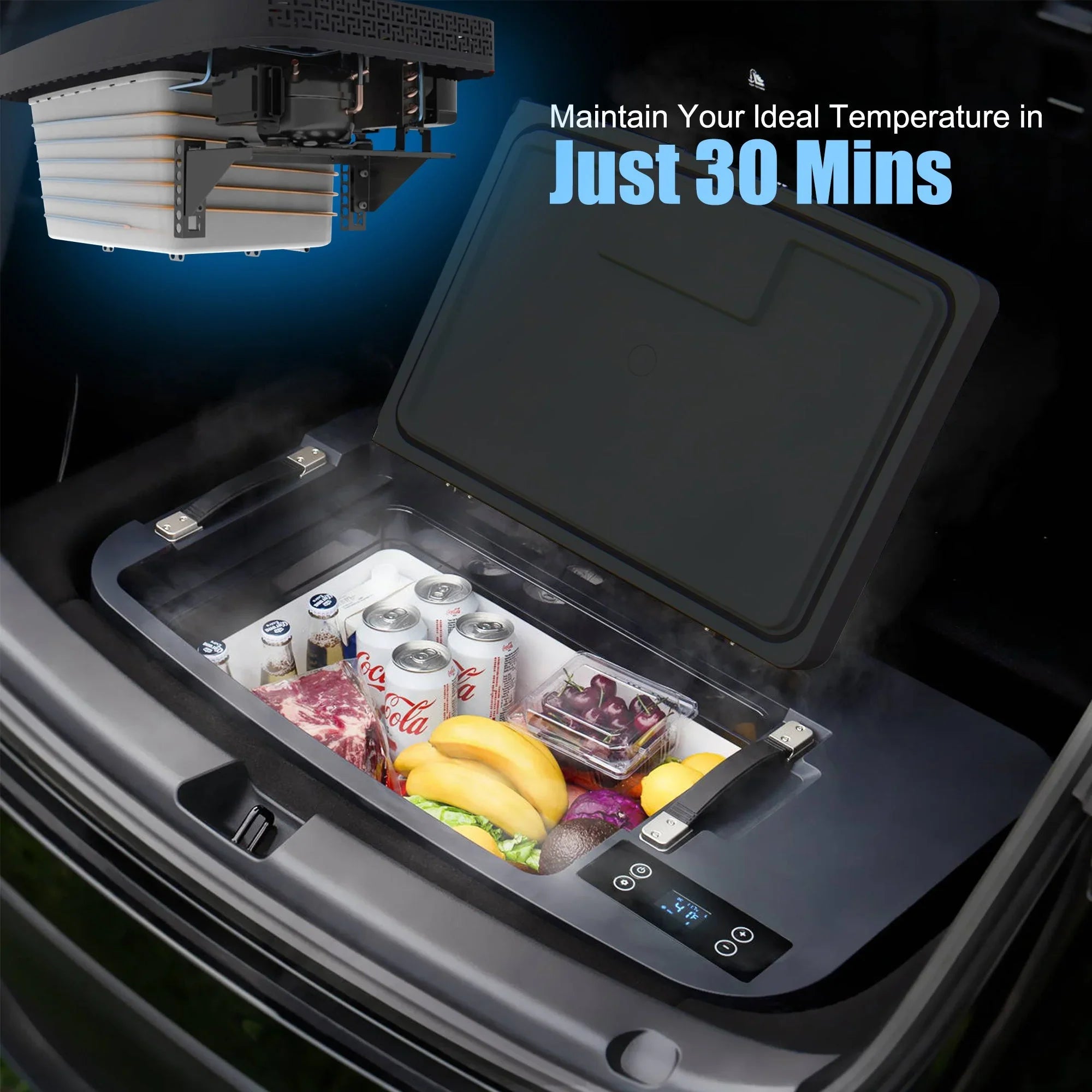 AcoPower TesFridge Portable Freezer – Specially Designed for Tesla Model Y - Green Vista Living