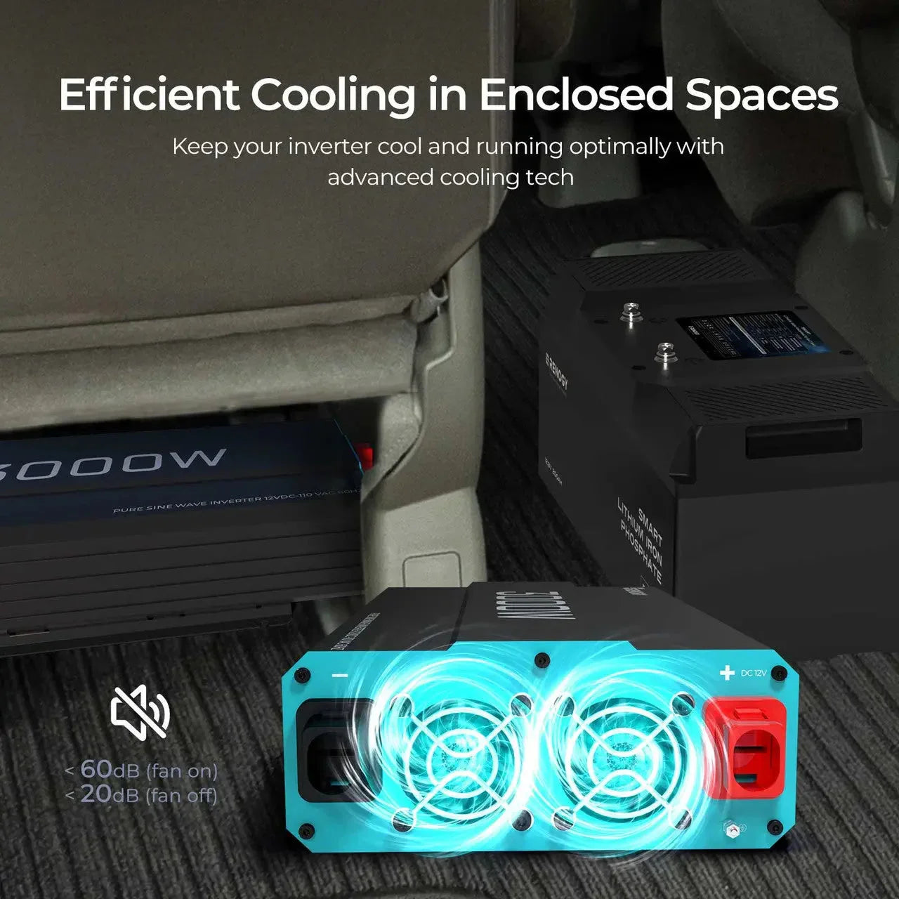Renogy 700W/1000W/2000W/3000W 12V Pure Sine Wave Inverter - Green Vista Living