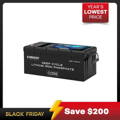 Renogy Core - Renogy 12V 300Ah Deep Cycle Lithium Iron Phosphate Battery w/Self-Heating