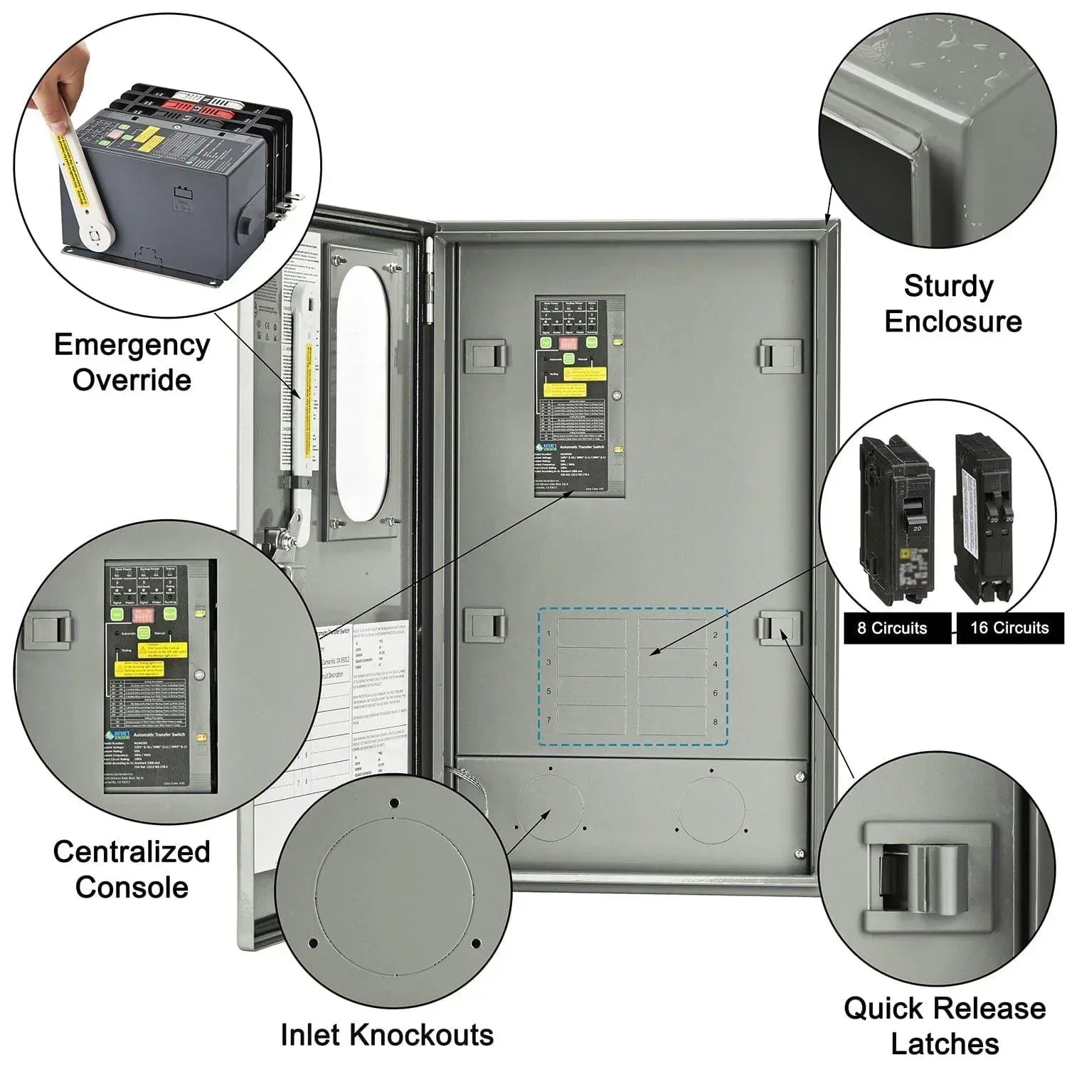 Nature's Generator 30A Automatic Generator Transfer Switch - Green Vista Living