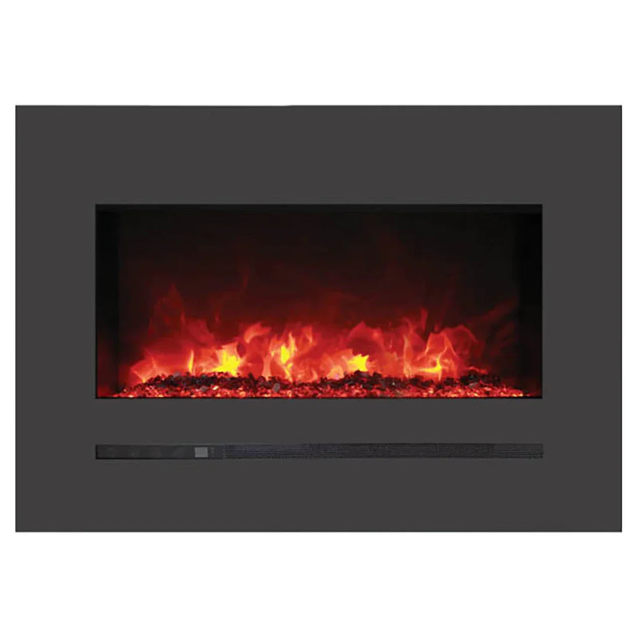 Sierra Flame 48 Inch Linear Wall Mount Electric Fireplace WM-FML-60-6623-STL - Green Vista Living