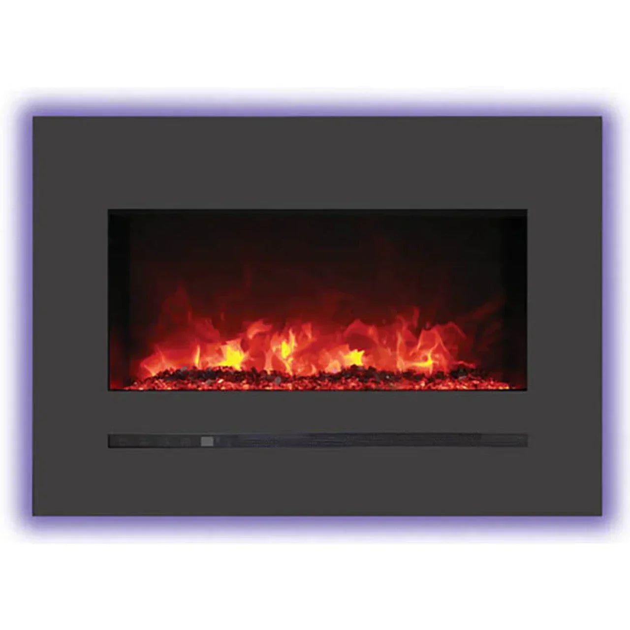 Sierra Flame 48 Inch Linear Wall Mount Electric Fireplace WM-FML-60-6623-STL - Green Vista Living