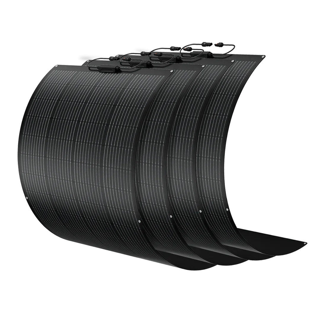 BougeRV Arch 200 Watt Fiberglass Flexible Curved Solar Panel - Green Vista Living