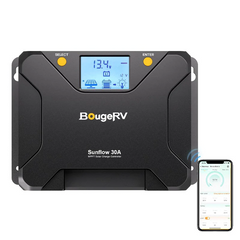 BougeRV 12V 200 Watt Rigid Solar System Kit