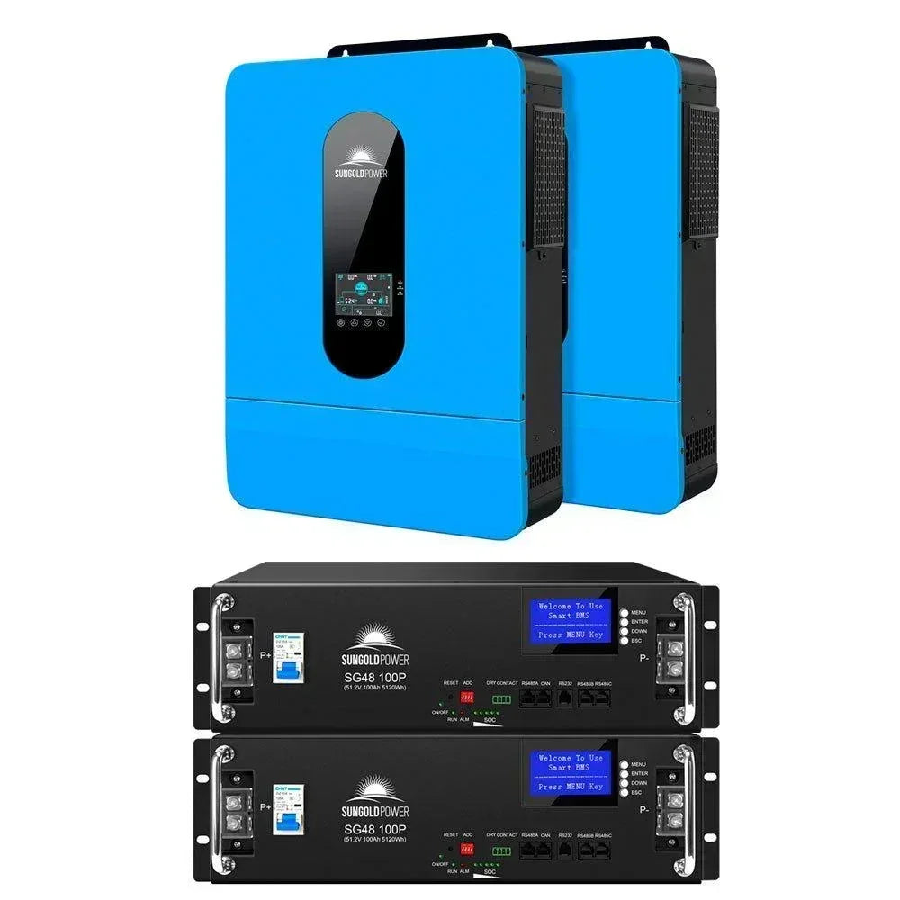 Sungold Power 13000W 48V Solar Charge Inverter Split Phase + Wifi Monitor (2 Units Parallel) - Green Vista Living