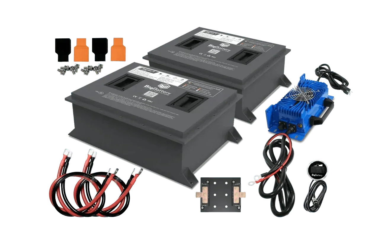 BigBattery 36V RAPTOR 2 LiFePO4 Battery | 3.84kWh | Long-lasting Power for Golf Carts, RVs, Off-Grid Power - Green Vista Living