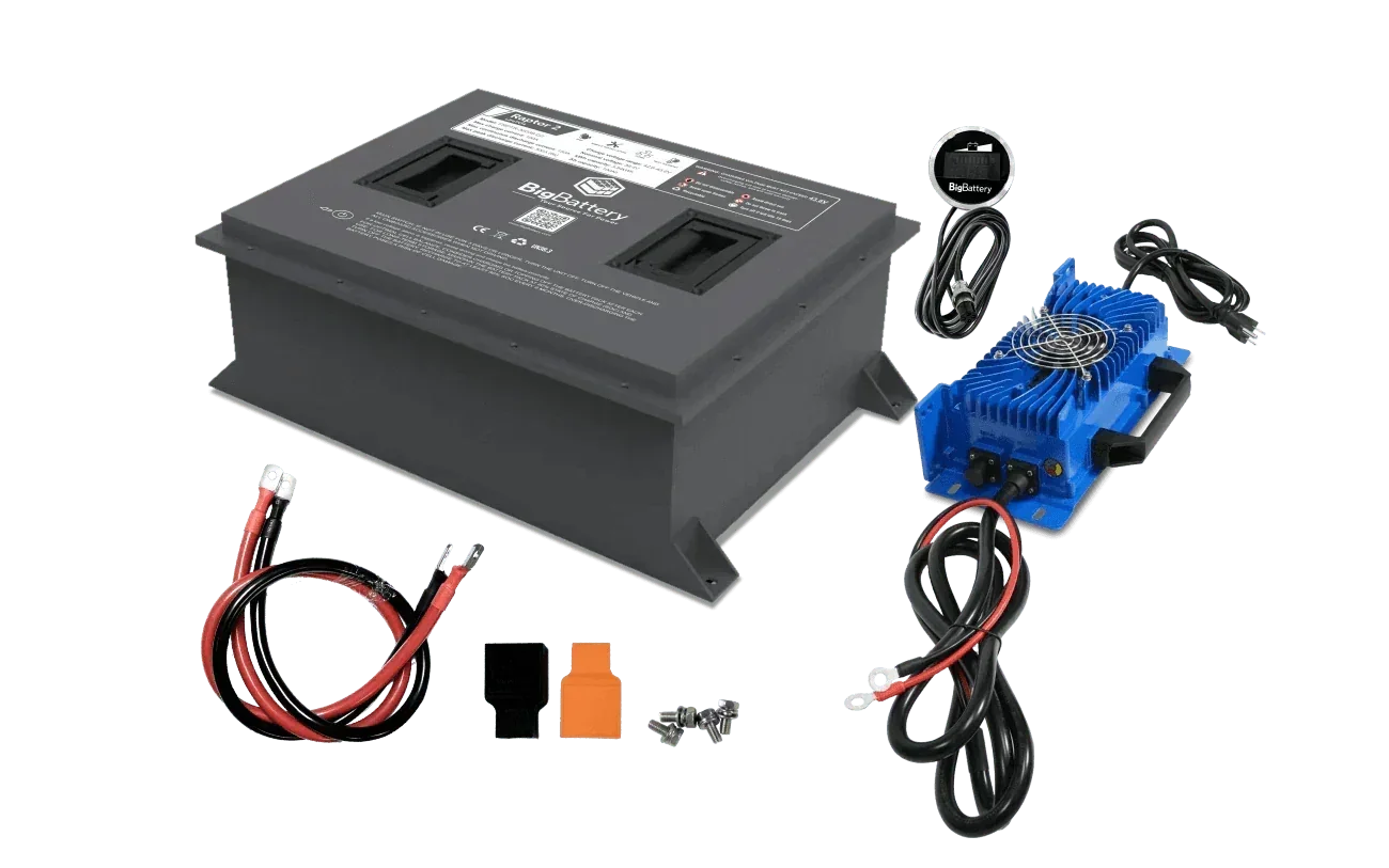 BigBattery 36V RAPTOR 2 LiFePO4 Battery | 3.84kWh | Long-lasting Power for Golf Carts, RVs, Off-Grid Power - Green Vista Living