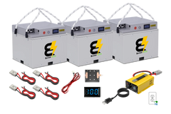 RAPTOR 36V 7.5kWh Lithium Battery 3x Kit