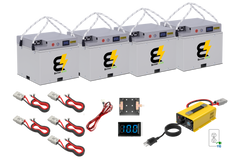 RAPTOR 36V 10kWh Lithium Battery 4x Kit