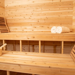 Dundalk Leisurecraft Canadian Timber Luna Sauna | 4 Persons - Green Vista Living