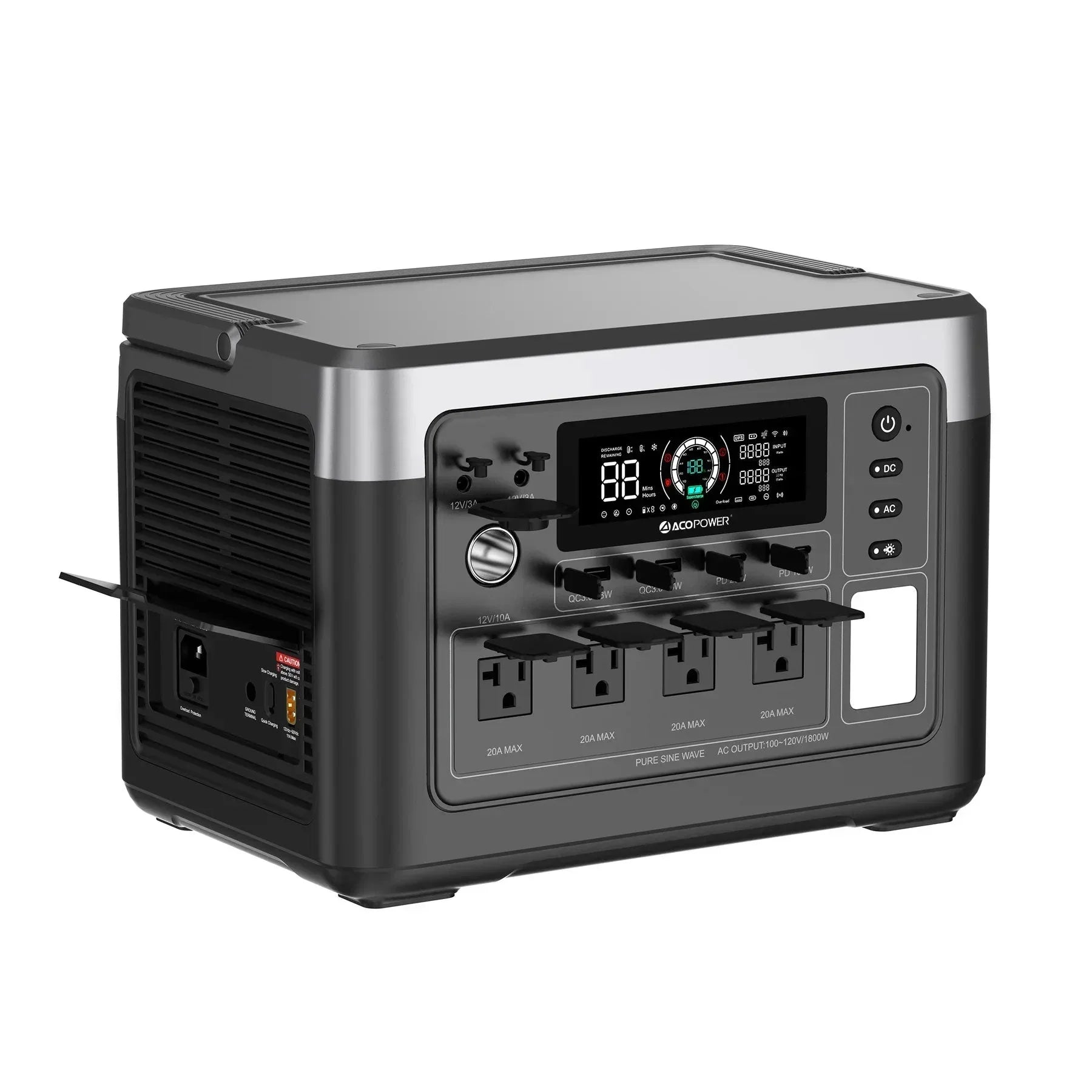 ACOPOWER P1000 PLUS Portable Power Station 1800W/1024Wh - Green Vista Living